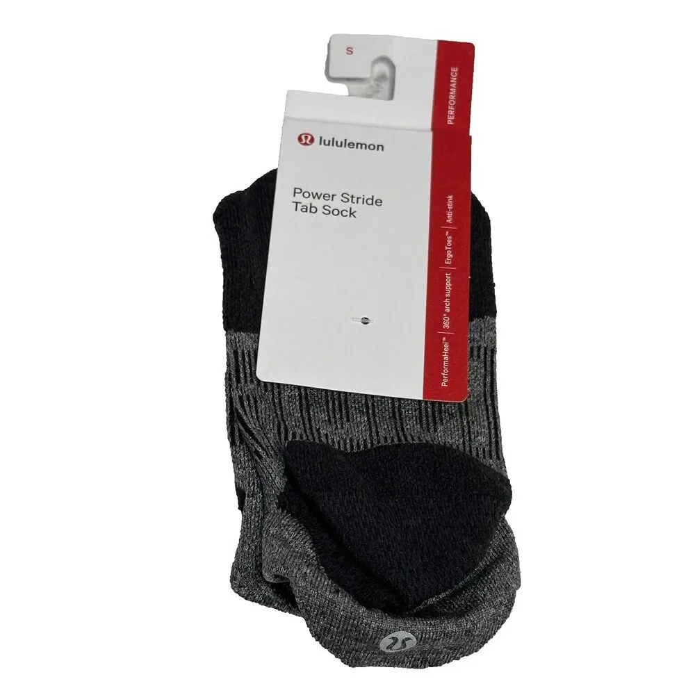 Lululemon Women's Power Stride Tab Socks Small NWT